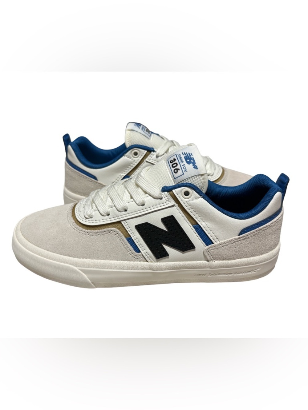 New Balance 306 Low Sneakers in Cream, Navy and Black Men’s size 5.5 - Picture 2 of 9